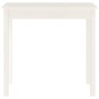 Mesa consola de madera maciza de pino blanco 80x40x75 cm de vidaXL, Mesas auxiliares - Ref: Foro24-814245, Precio: 62,25 €, D...