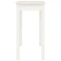 Mesa consola de madera maciza de pino blanco 80x40x75 cm de vidaXL, Mesas auxiliares - Ref: Foro24-814245, Precio: 60,89 €, D...