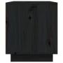 Mueble de TV madera maciza de pino negro 80x35x40,5 cm de vidaXL, Muebles TV - Ref: Foro24-814408, Precio: 51,95 €, Descuento: %