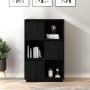Aparador alto de madera maciza de pino negro 74x35x117 cm de vidaXL, Aparadores - Ref: Foro24-814368, Precio: 114,10 €, Descu...