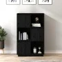 Aparador alto de madera maciza de pino negro 74x35x117 cm de vidaXL, Aparadores - Ref: Foro24-814368, Precio: 112,68 €, Descu...