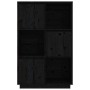 Aparador alto de madera maciza de pino negro 74x35x117 cm de vidaXL, Aparadores - Ref: Foro24-814368, Precio: 114,10 €, Descu...