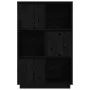 Aparador alto de madera maciza de pino negro 74x35x117 cm de vidaXL, Aparadores - Ref: Foro24-814368, Precio: 112,68 €, Descu...