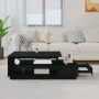 Mesa de centro madera maciza de pino negro 120x50x40,5 cm de vidaXL, Mesas de centro - Ref: Foro24-814418, Precio: 132,52 €, ...
