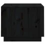 Mesa de centro madera maciza de pino negro 120x50x40,5 cm de vidaXL, Mesas de centro - Ref: Foro24-814418, Precio: 132,52 €, ...