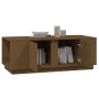 Mesa de centro madera maciza de pino marrón miel 110x50x40 cm de vidaXL, Mesas de centro - Ref: Foro24-814432, Precio: 96,78 ...