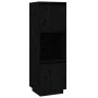 Aparador alto de madera maciza de pino negro 38x35x117 cm de vidaXL, Aparadores - Ref: Foro24-814363, Precio: 68,85 €, Descue...