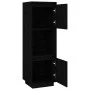 Aparador alto de madera maciza de pino negro 38x35x117 cm de vidaXL, Aparadores - Ref: Foro24-814363, Precio: 68,85 €, Descue...