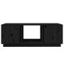 Mesa de centro de madera maciza de pino negro 110x50x40 cm de vidaXL, Mesas de centro - Ref: Foro24-814428, Precio: 84,76 €, ...
