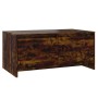 Mesa de centro madera de ingeniería roble ahumado 90x50x41,5 cm de vidaXL, Mesas de centro - Ref: Foro24-813029, Precio: 56,5...