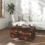Mesa de centro madera de ingeniería roble ahumado 90x50x41,5 cm de vidaXL, Mesas de centro - Ref: Foro24-813029, Precio: 56,5...
