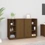 Aparador de madera maciza de pino marrón miel 120x35x80 cm de vidaXL, Aparadores - Ref: Foro24-814502, Precio: 120,78 €, Desc...