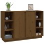Aparador de madera maciza de pino marrón miel 120x35x80 cm de vidaXL, Aparadores - Ref: Foro24-814502, Precio: 120,78 €, Desc...