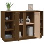 Aparador de madera maciza de pino marrón miel 120x35x80 cm de vidaXL, Aparadores - Ref: Foro24-814502, Precio: 120,78 €, Desc...