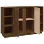 Aparador de madera maciza de pino marrón miel 120x35x80 cm de vidaXL, Aparadores - Ref: Foro24-814502, Precio: 120,78 €, Desc...