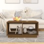 Mesa de centro madera maciza de pino marrón miel 80x50x40 cm de vidaXL, Mesas de centro - Ref: Foro24-814437, Precio: 56,05 €...