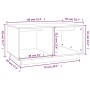 Mesa de centro madera maciza de pino marrón miel 80x50x40 cm de vidaXL, Mesas de centro - Ref: Foro24-814437, Precio: 56,05 €...