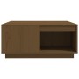 Mesa de centro madera maciza de pino marrón miel 80x81x36,5 cm de vidaXL, Mesas de centro - Ref: Foro24-814527, Precio: 92,02...