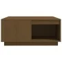 Solid honey brown pine wood coffee table 80x81x36.5 cm by vidaXL, Coffee table - Ref: Foro24-814527, Price: 91,19 €, Discount: %