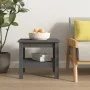 Mesa de centro de madera maciza de pino gris 45x45x40 cm de vidaXL, Mesas de centro - Ref: Foro24-814266, Precio: 53,00 €, De...
