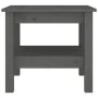 Mesa de centro de madera maciza de pino gris 45x45x40 cm de vidaXL, Mesas de centro - Ref: Foro24-814266, Precio: 53,00 €, De...
