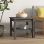 Mesa de centro de madera maciza de pino gris 45x45x40 cm de vidaXL, Mesas de centro - Ref: Foro24-814266, Precio: 53,71 €, De...
