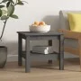 Mesa de centro de madera maciza de pino gris 45x45x40 cm de vidaXL, Mesas de centro - Ref: Foro24-814266, Precio: 53,00 €, De...