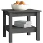 Mesa de centro de madera maciza de pino gris 45x45x40 cm de vidaXL, Mesas de centro - Ref: Foro24-814266, Precio: 53,00 €, De...