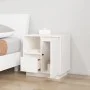 Mesitas de noche 2 uds madera maciza pino blanco 50x34x50 cm by vidaXL, Nightstands - Ref: Foro24-814482, Price: 126,94 €, Di...