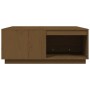 Mesa de centro madera maciza pino marrón miel 100x101x40,5 cm de vidaXL, Mesas de centro - Ref: Foro24-814522, Precio: 135,19...