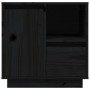 Mesita de noche madera maciza de pino negro 50x34x50 cm de vidaXL, Mesitas de noche - Ref: Foro24-814487, Precio: 49,21 €, De...