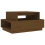 Mesa de centro madera maciza de pino marrón miel 80x55x40,5 cm de vidaXL, Mesas de centro - Ref: Foro24-814517, Precio: 73,02...
