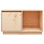 Mueble de TV de madera maciza de pino 74x35x44 cm de vidaXL, Muebles TV - Ref: Foro24-814334, Precio: 52,47 €, Descuento: %