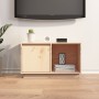 Mueble de TV de madera maciza de pino 74x35x44 cm de vidaXL, Muebles TV - Ref: Foro24-814334, Precio: 52,47 €, Descuento: %