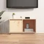 Mueble de TV de madera maciza de pino 74x35x44 cm de vidaXL, Muebles TV - Ref: Foro24-814334, Precio: 51,84 €, Descuento: %