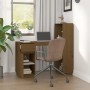Escritorio de madera maciza de pino marrón miel 110x53x117 cm de vidaXL, Escritorios - Ref: Foro24-814512, Precio: 135,65 €, ...
