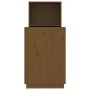 Escritorio de madera maciza de pino marrón miel 110x53x117 cm de vidaXL, Escritorios - Ref: Foro24-814512, Precio: 134,39 €, ...