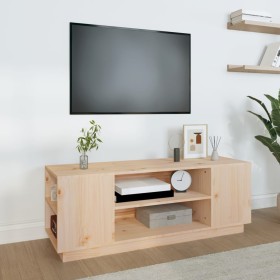 Mueble de TV de madera maciza de pino 110x35x40,5 cm de vidaXL, Muebles TV - Ref: Foro24-814409, Precio: 63,65 €, Descuento: %