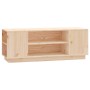 Mueble de TV de madera maciza de pino 110x35x40,5 cm de vidaXL, Muebles TV - Ref: Foro24-814409, Precio: 63,65 €, Descuento: %