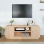 Mueble de TV de madera maciza de pino 110x35x40,5 cm de vidaXL, Muebles TV - Ref: Foro24-814409, Precio: 63,65 €, Descuento: %