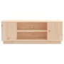 Mueble de TV de madera maciza de pino 110x35x40,5 cm de vidaXL, Muebles TV - Ref: Foro24-814409, Precio: 63,65 €, Descuento: %
