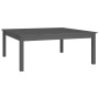 Mesa de centro de madera maciza de pino gris 100x100x40 cm de vidaXL, Mesas de centro - Ref: Foro24-814291, Precio: 69,62 €, ...