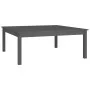 Mesa de centro de madera maciza de pino gris 100x100x40 cm de vidaXL, Mesas de centro - Ref: Foro24-814291, Precio: 69,03 €, ...