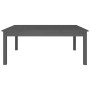 Mesa de centro de madera maciza de pino gris 100x100x40 cm de vidaXL, Mesas de centro - Ref: Foro24-814291, Precio: 69,62 €, ...