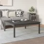 Mesa de centro de madera maciza de pino gris 100x100x40 cm de vidaXL, Mesas de centro - Ref: Foro24-814291, Precio: 69,03 €, ...