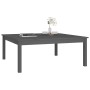 Mesa de centro de madera maciza de pino gris 100x100x40 cm de vidaXL, Mesas de centro - Ref: Foro24-814291, Precio: 69,62 €, ...