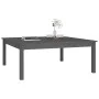 Mesa de centro de madera maciza de pino gris 100x100x40 cm de vidaXL, Mesas de centro - Ref: Foro24-814291, Precio: 69,03 €, ...