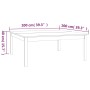 Mesa de centro de madera maciza de pino gris 100x100x40 cm de vidaXL, Mesas de centro - Ref: Foro24-814291, Precio: 69,62 €, ...