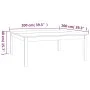 Mesa de centro de madera maciza de pino gris 100x100x40 cm de vidaXL, Mesas de centro - Ref: Foro24-814291, Precio: 69,03 €, ...