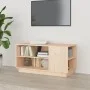 Mueble de TV de madera maciza de pino 80x35x40,5 cm de vidaXL, Muebles TV - Ref: Foro24-814404, Precio: 53,23 €, Descuento: %